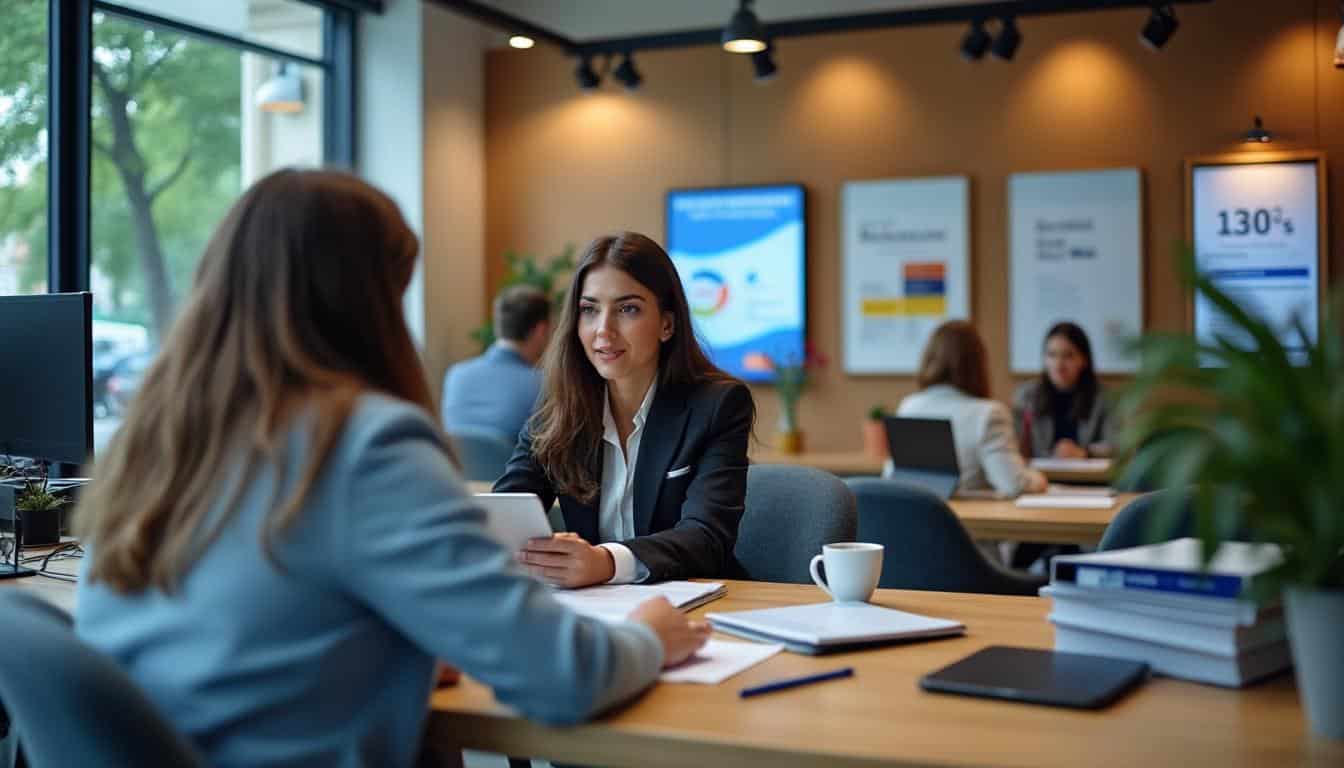 Illustration: Quel est le rôle essentiel d’une chargée de clientèle en banque ?